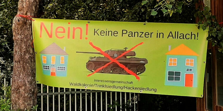 Garten in der Nähe des KMW-Geländes