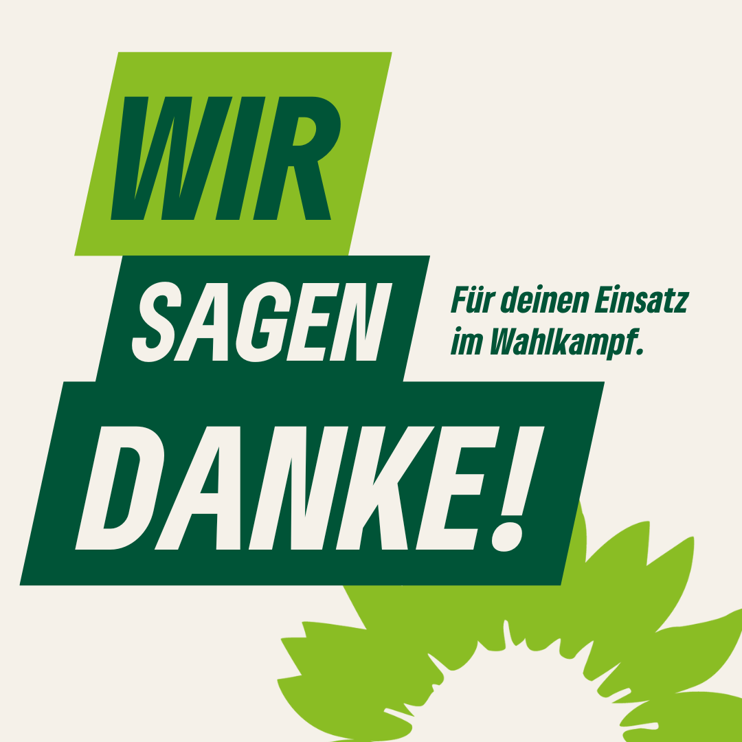 Wir sagen Danke