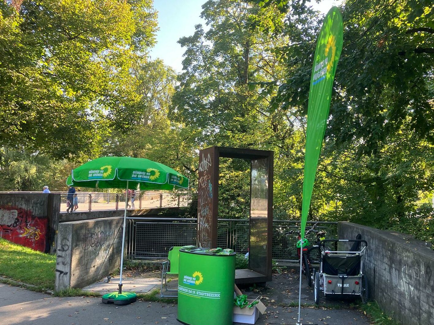 Infostand des OV STOFF in Thalkirchen