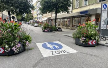 Fußgängerzone in der Weißenburger Straße