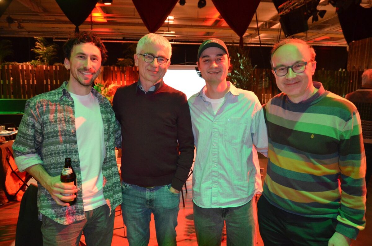 Lucas Alcamo, Rudi Stummvoll, Sebastian Geiger und Alex Ott