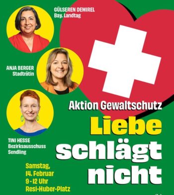 Aktion Infostand Valentinstag Liebe schlägt nicht