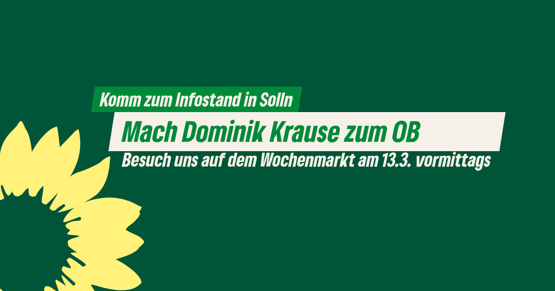 Infostand in Solln
